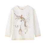 T-shirt Licorne avec Dorures - Une Licorne