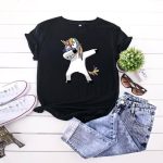 T-shirt Licorne Dab Femme - Une Licorne