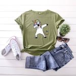 T-shirt Licorne Dab Femme - Une Licorne